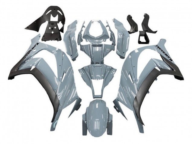 Purchase 2011-2015 Nardo Grey Matte Black Kawasaki ZX10R Motorcycle Fairings UK