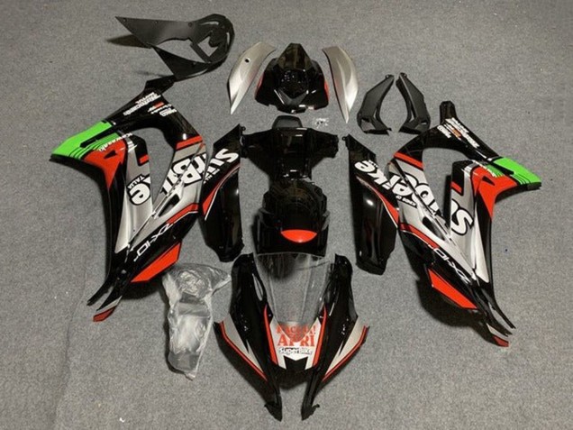 Purchase 2016-2020 Glossy Black Red Silver Green Kawasaki ZX10R Motorcycle Fairings UK