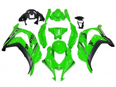 Purchase 2016-2020 Green Black Kawasaki ZX10R Motorcycle Fairings UK