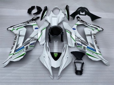 Purchase 2016-2020 White Silver Green Blue Black Trick Star Kawasaki ZX10R Motorcycle Fairings UK