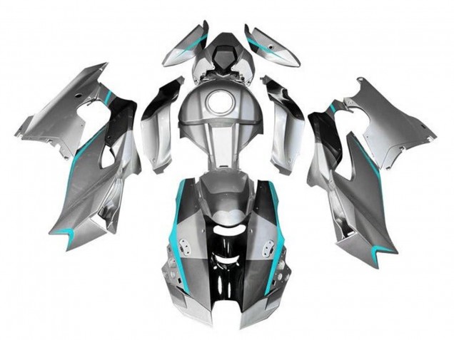 Purchase 2021-2025 Silver Grey Black Blue Kawasaki ZX10R Motorcycle Fairings UK