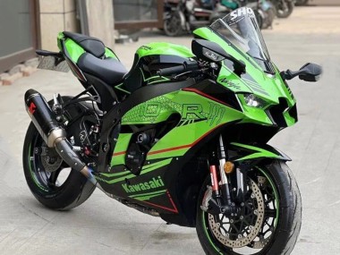 Purchase 2021-2025 Green Black Red Stripe Kawasaki ZX10R Motorcycle Fairings UK