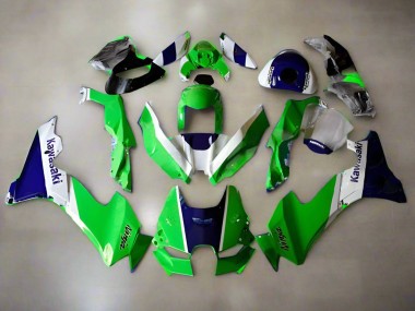 Purchase 2021-2025 Green White Blue Kawasaki ZX10R Motorcycle Fairings UK