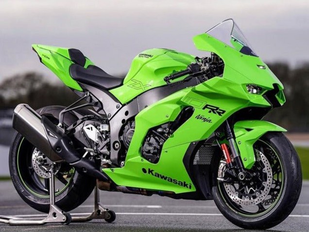 Purchase 2021-2025 Green Black Kawasaki ZX10R Motorcycle Fairings UK