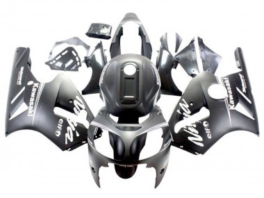 Purchase 2000-2001 Matte Black White Kawasaki ZX12R Motorcycle Fairings UK
