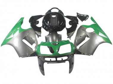 Purchase 2000-2001 Silver Green Black Kawasaki ZX12R Motorcycle Fairings UK