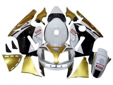 Purchase 2000-2001 White Gold Black Kawasaki ZX12R Motorcycle Fairings UK