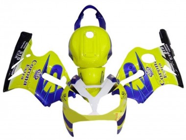Purchase 2000-2001 Yellow White Blue Corona Extra Kawasaki ZX12R Motorcycle Fairings UK