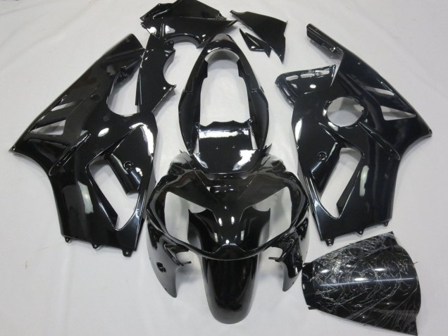 Purchase 2000-2001 Glossy Black Kawasaki ZX12R Motorcycle Fairings UK