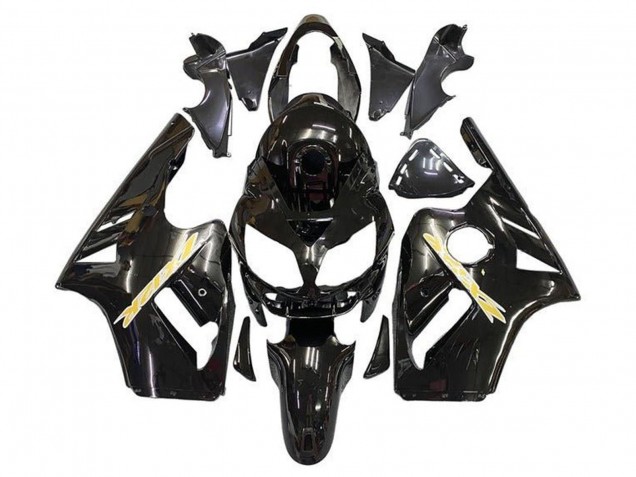 Purchase 2002-2006 Glossy Black Gold Kawasaki ZX12R Motorcycle Fairing UK