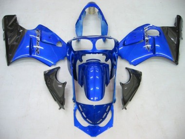 Purchase 2002-2006 Blue Glossy Black Kawasaki ZX12R Motorcycle Fairing UK