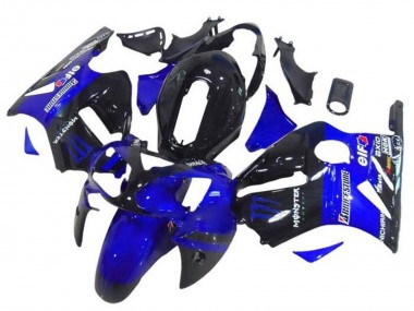 Purchase 2002-2006 Blue Glossy Black Elf Bridgestone Monster Kawasaki ZX12R Motorcycle Fairings UK