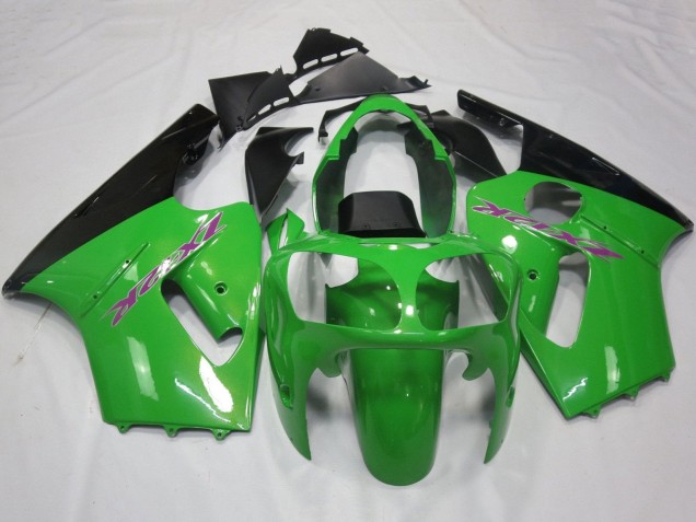 Purchase 2002-2006 Green Black Purple Kawasaki ZX12R Motorcycle Fairings UK