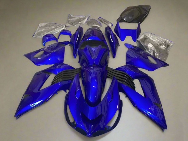 Purchase 2006-2011 Blue Kawasaki ZX14R ZZR1400 Motorcycle Fairing Kits UK