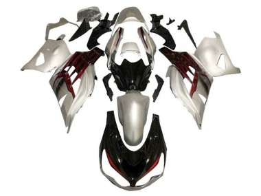 Purchase 2012-2024 Silver Glossy Black Red Kawasaki ZX14R ZZR1400 Motorcycle Fairings UK