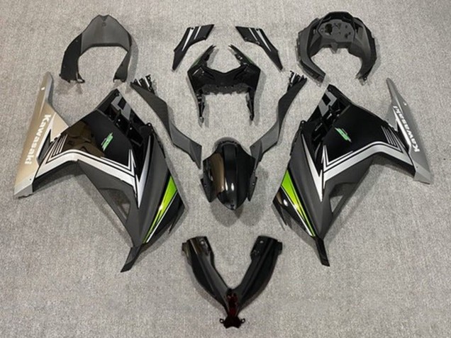 Purchase 2013-2024 Glossy Black Matte Black Silver Green Kawasaki EX300 Motorcycle Fairings UK