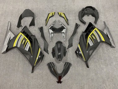 Purchase 2013-2024 Yellow Silver Glossy Black Matte Black Kawasaki EX300 Motorcycle Fairings UK