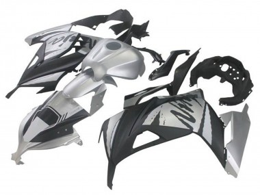 Purchase 2013-2024 Silver Black Kawasaki EX300 Motorcycle Fairings UK