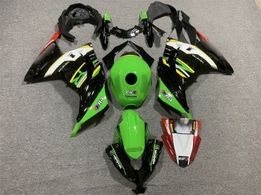 Purchase 2013-2024 Green Black White Yellow Red Kawasaki EX300 Motorcycle Fairings UK