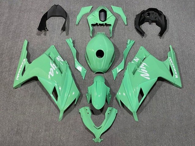 Purchase 2013-2024 Light Green White Kawasaki EX300 Motorcycle Fairings UK