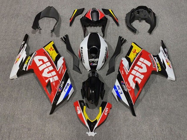 Purchase 2013-2024 White Red Yellow Blue Black Givi Kawasaki EX300 Motorcycle Fairings UK