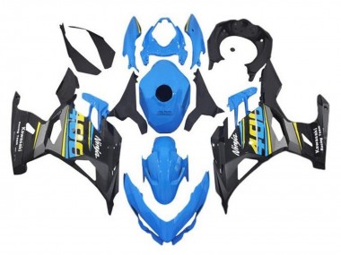 Purchase 2018-2024 Blue Black Yellow Grey Kawasaki Ninja 400 Motorcycle Fairings UK