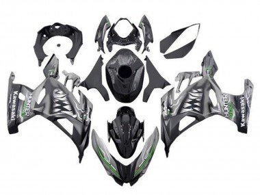 Purchase 2018-2024 Nardo Grey Black Shark Kawasaki Ninja 400 Motorcycle Fairings UK