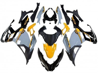 Purchase 2018-2024 Nardo Grey Orange Black Kawasaki Ninja 400 Motorcycle Fairings UK