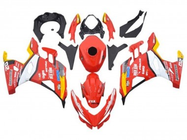 Purchase 2018-2024 Red White Yellow Black Trick Star Bridgestone Kawasaki Ninja 400 Motorcycle Fairings UK
