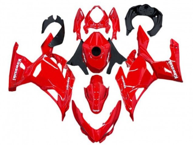 Purchase 2018-2024 Red Kawasaki Ninja 400 Motorcycle Fairings UK