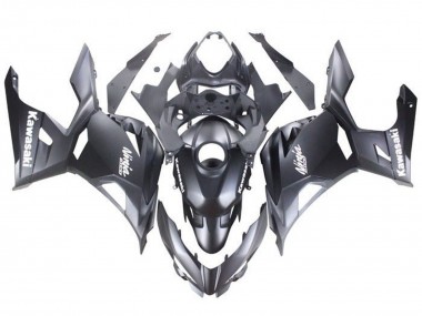 Purchase 2018-2024 Matte Black White Decals Kawasaki Ninja 400 Motorcycle Fairings UK