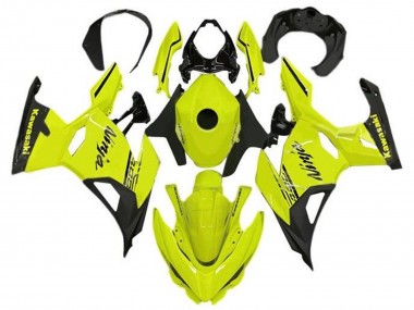 Purchase 2018-2024 Neon Yellow Black Kawasaki Ninja 400 Motorcycle Fairings UK