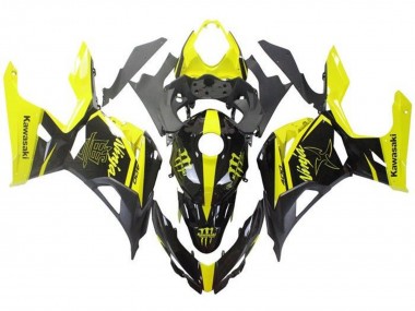 Purchase 2018-2024 Yellow Black Monster Kawasaki Ninja 400 Motorcycle Fairings UK