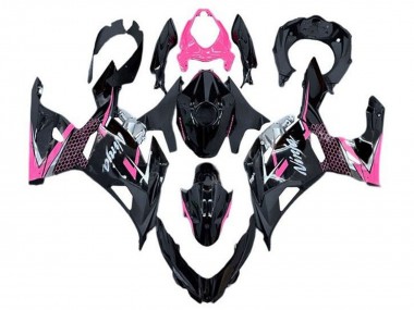 Purchase 2018-2024 Glossy Black Pink White Kawasaki Ninja 400 Motorcycle Fairing UK