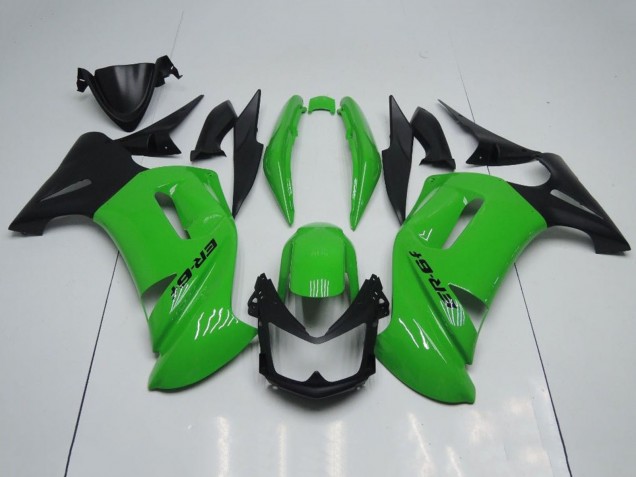 Purchase 2006-2008 Green Black Kawasaki Ninja 650 EX650 Motorcycle Fairings UK