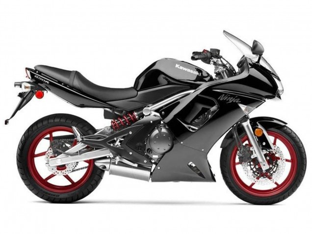 Purchase 2006-2008 Glossy Black Matte Black Kawasaki Ninja 650 EX650 Motorcycle Fairings UK