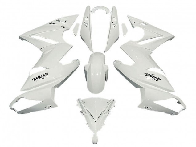 Purchase 2009-2011 White Kawasaki Ninja 650 EX650 Motorcycle Fairings UK