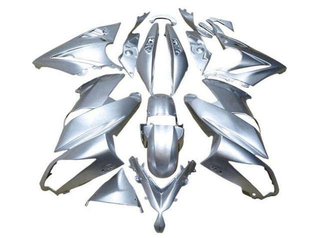 Purchase 2009-2011 Silver Kawasaki Ninja 650 EX650 Motorcycle Fairings UK