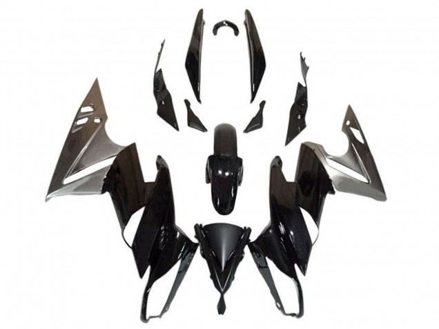 Purchase 2009-2011 Glossy Black Silver Kawasaki Ninja 650 EX650 Motorcycle Fairings UK