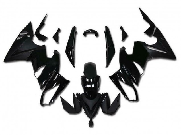 Purchase 2009-2011 Glossy Black Matte Black Kawasaki Ninja 650 EX650 Motorcycle Fairings UK