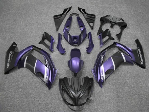 Purchase 2012-2016 Purple Silver Matte Black Kawasaki Ninja 650 EX650 Motorcycle Fairings UK