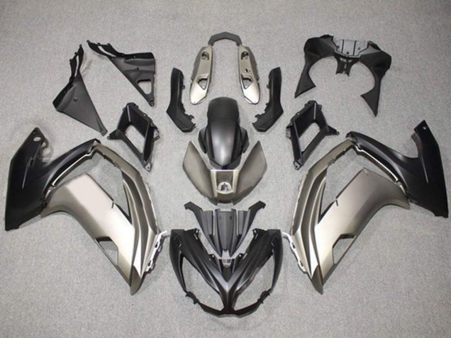 Purchase 2012-2016 Silver Matte Black Kawasaki Ninja 650 EX650 Motorcycle Fairings UK