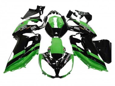 Purchase 2012-2016 Green Black Stripe Kawasaki Ninja 650 EX650 Motorcycle Fairings UK