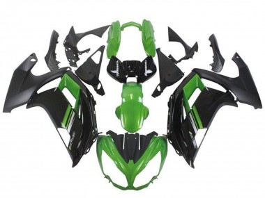Purchase 2012-2014 Green Black Kawasaki Ninja ER6F Motorcycle Fairings UK