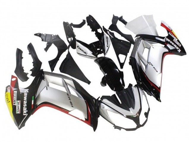 Purchase 2012-2014 Silver Black Red Yellow Kawasaki Ninja ER6F Motorcycle Fairings UK