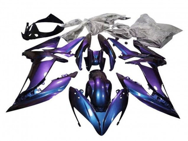 Purchase 2017-2019 Purple Blue Chameleon Kawasaki Ninja 650 EX650 Motorcycle Fairings UK