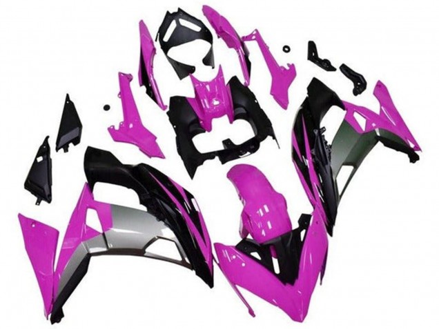 Purchase 2017-2019 Pink Black Grey Kawasaki Ninja 650 EX650 Motorcycle Fairings UK