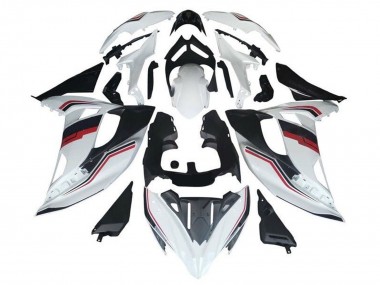 Purchase 2017-2019 White Red Black Stripe Kawasaki Ninja 650 EX650 Motorcycle Fairings UK