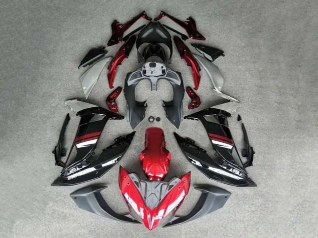 Purchase 2017-2019 Red Black White Kawasaki Ninja 650 EX650 Motorcycle Fairings UK
