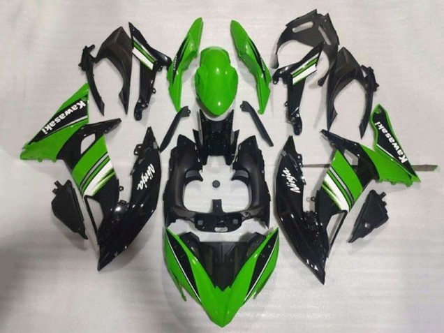 Purchase 2017-2019 Green Black White Kawasaki Ninja 650 EX650 Motorcycle Fairings UK